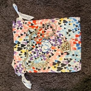 Brighton Alcazar Heart Badge Clip Necklace